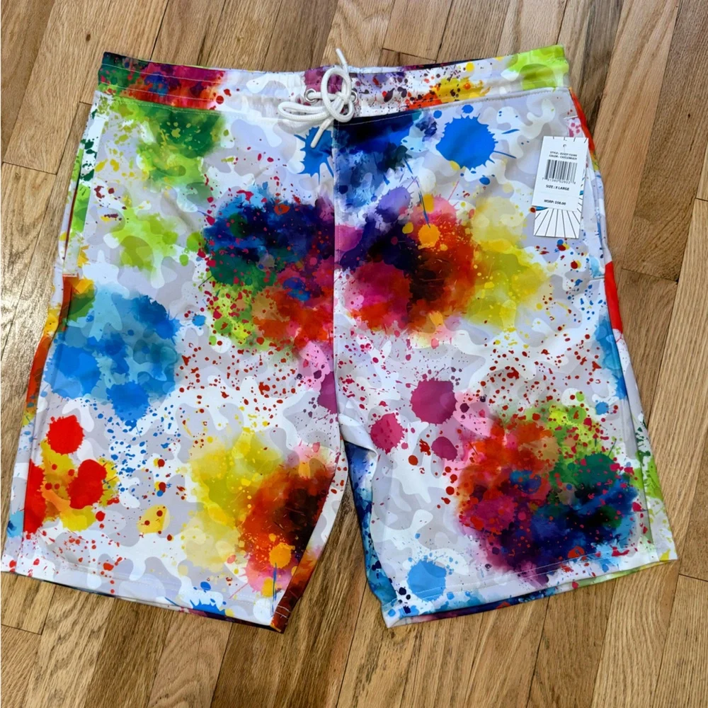 Fresh Prince of Bel Air The Drill Clothing Men's Multicolor Print Shorts XL - Picture 2 of 5